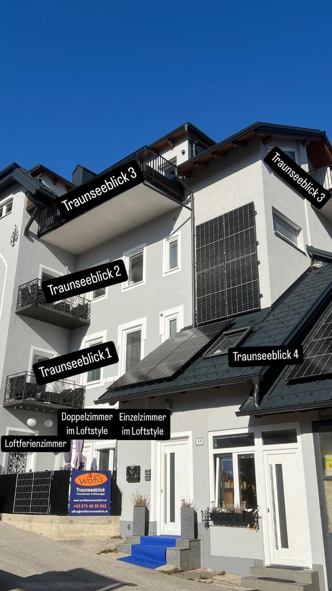 Wolfis Traunseeblick - Mit Kostenlosem Parkplatz Direkt An Der Unterkunft กมุนเดน ภายนอก รูปภาพ